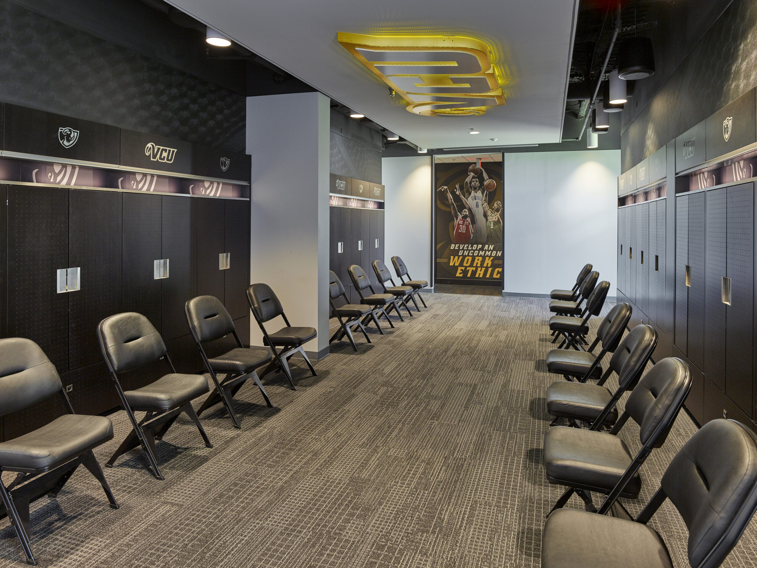Basketball Development Center locker room