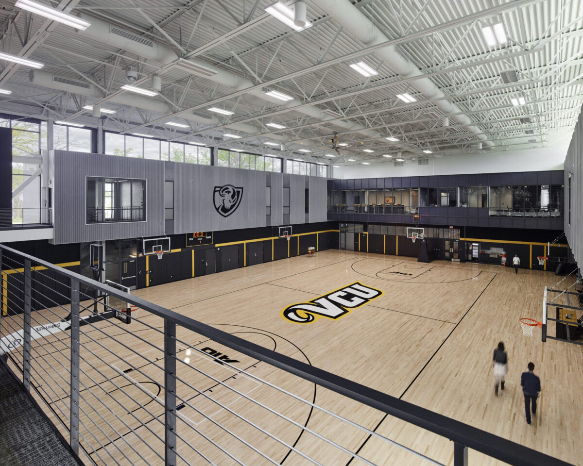 Basketball Development Center gym graphics