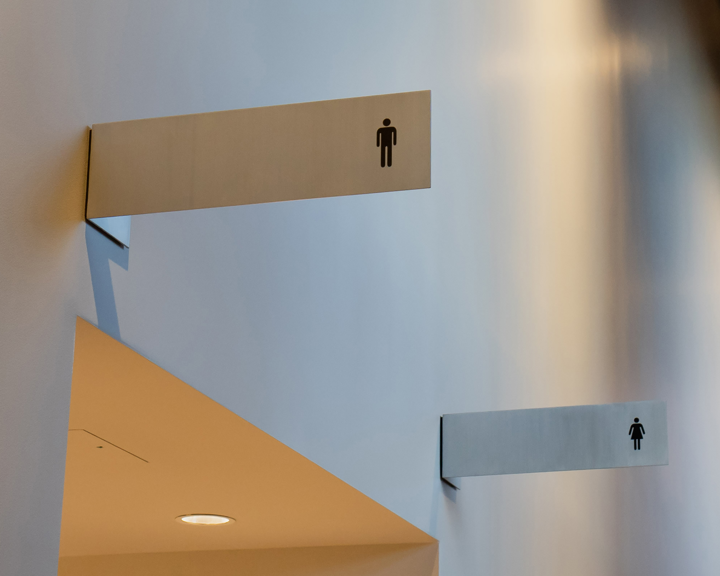 American Civil War Museum Overhead restroom signage