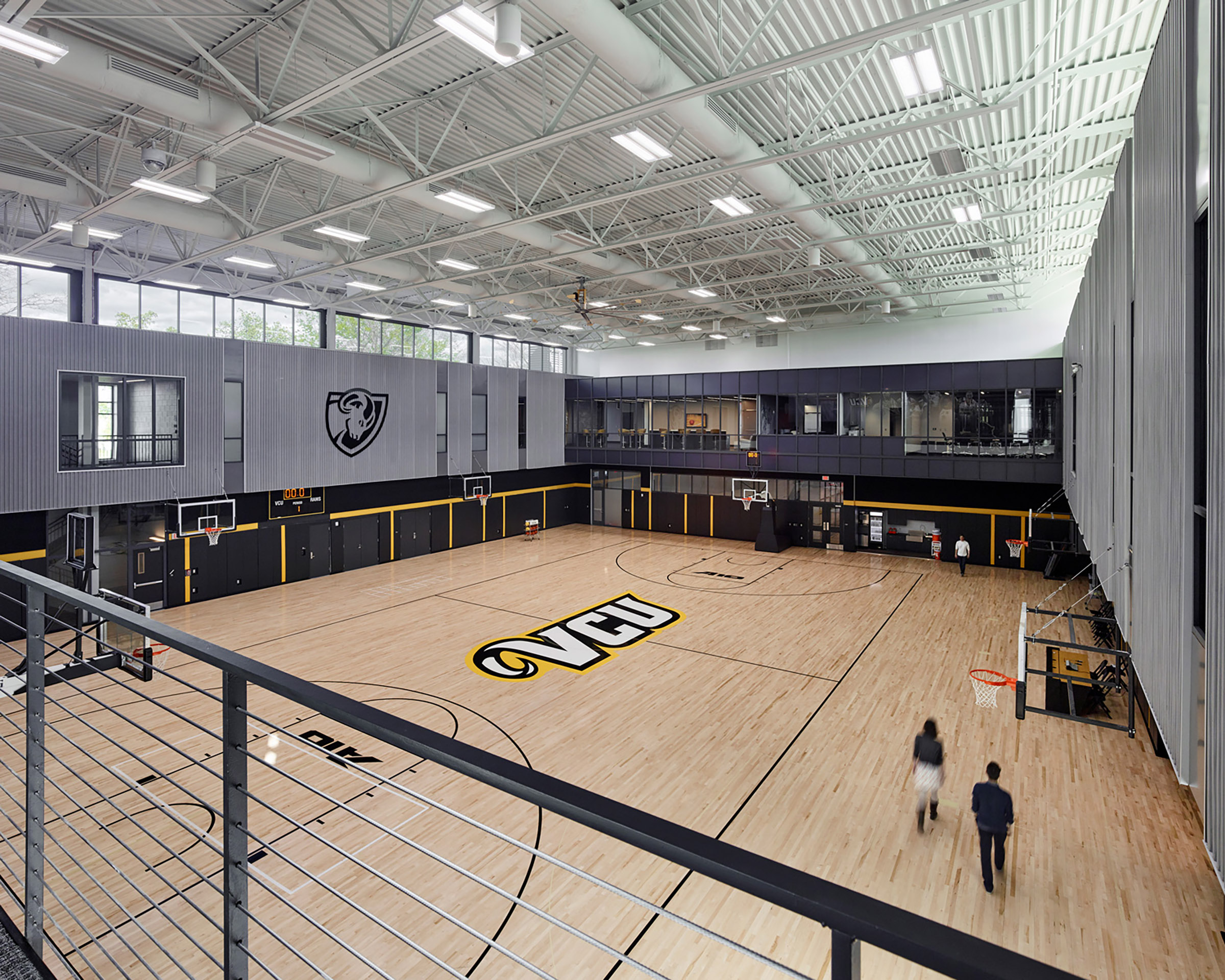 Basketball Development Center gym graphics