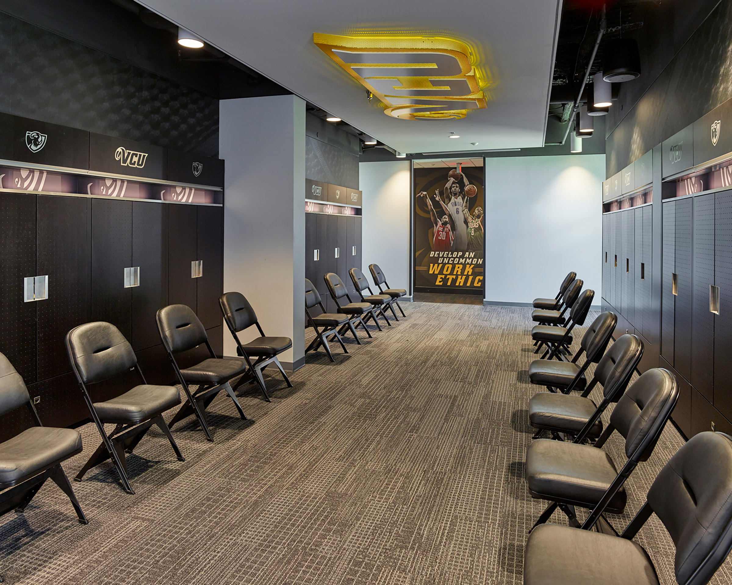 Basketball Development Center locker room