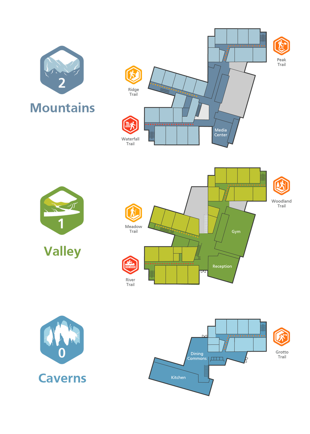 Directory graphics created for Bluestone Elementary School
