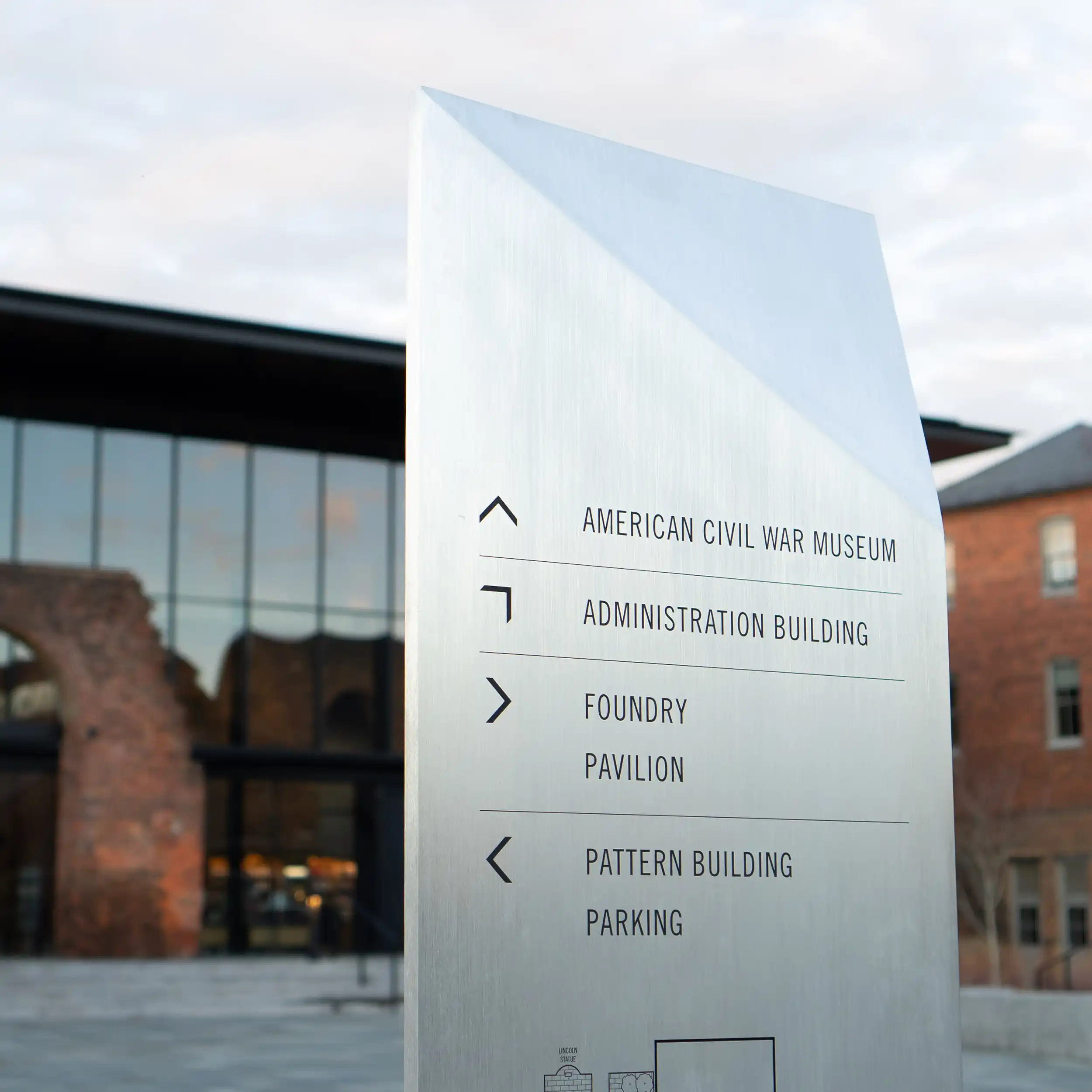 American Civil War Museum Wayfinding signage