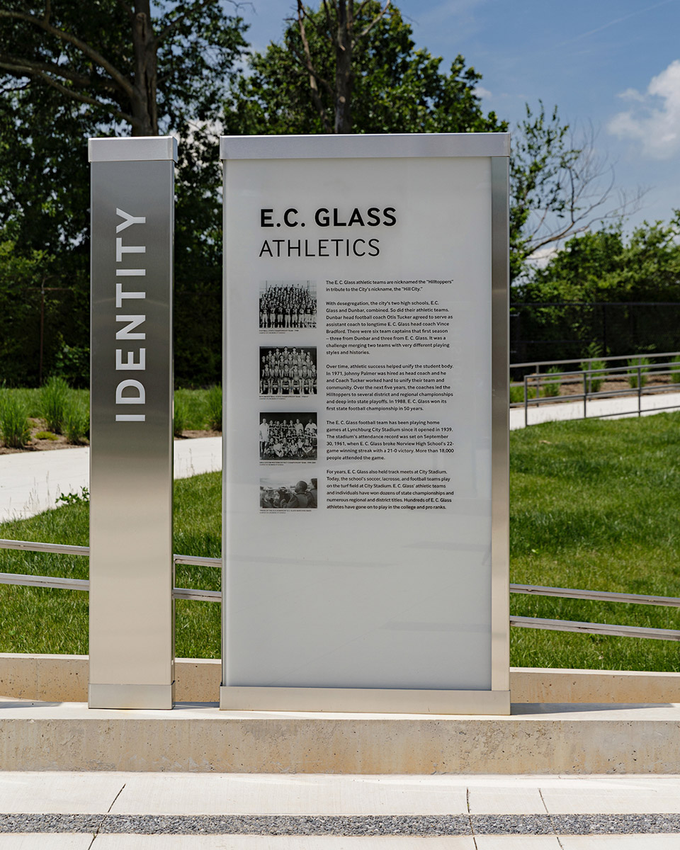 Outdoor signage at Lynchburg City Stadium